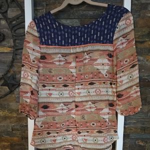 Hayden Women's Multicolor Patterned Top